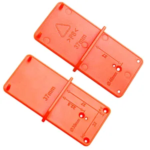Hinging drilling guide, 26mm 35mm 40mm, hinge installation, feedback, door, cabinet, hinge, hole locator, carpentry, positioning tool 7 Main Sales GABARITO HED 35mm - №3