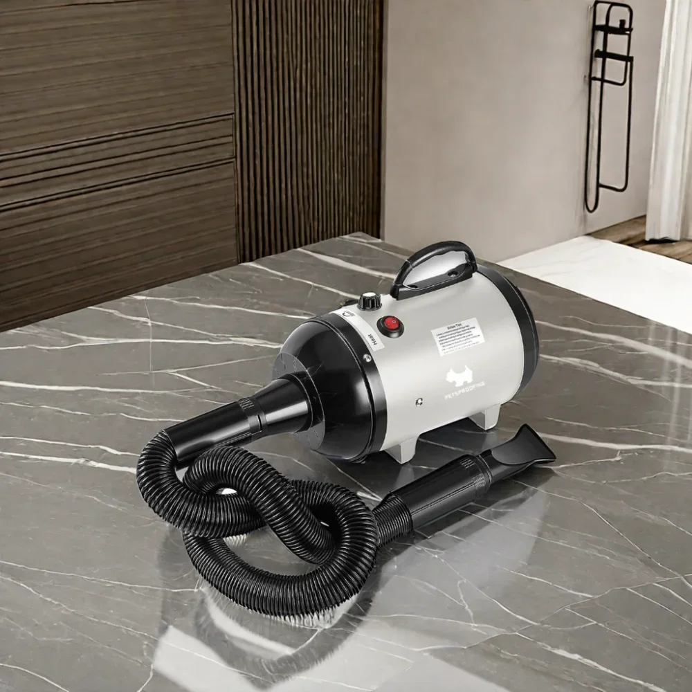 

# Бесступенчатая регулируемая скорость, сушилка для ухода за волосами домашних животных, подходит для сушилок для маленьких, средних и больших собак