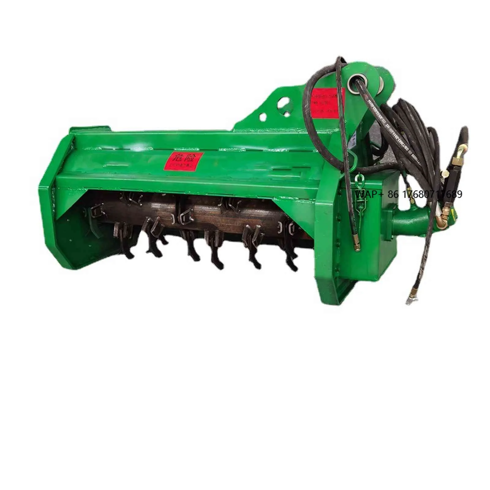 

10-15 T Farm Machinery Excavator Mulchers Rotary Lawn Mower Straw Crash Machine Flail Mower with New Pump Engine for Excavators