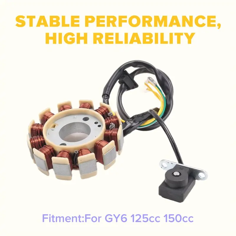 High Quality Coil 12 Pole Stator DC Coil Ignition Stator For GY6 125Cc 150Cc