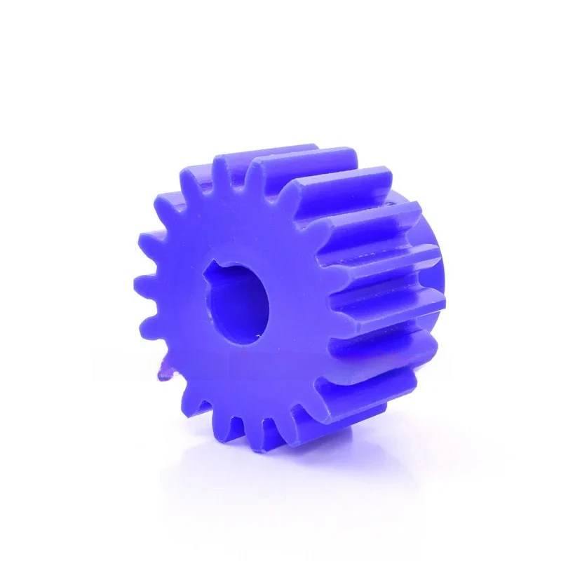 3 Module 12-20 Teeth Blue Nylon Plastic Spur Gear with Hub Motor Pinion Gear for DIY Robots 3D Printers Gearboxes Bore 14-30mm