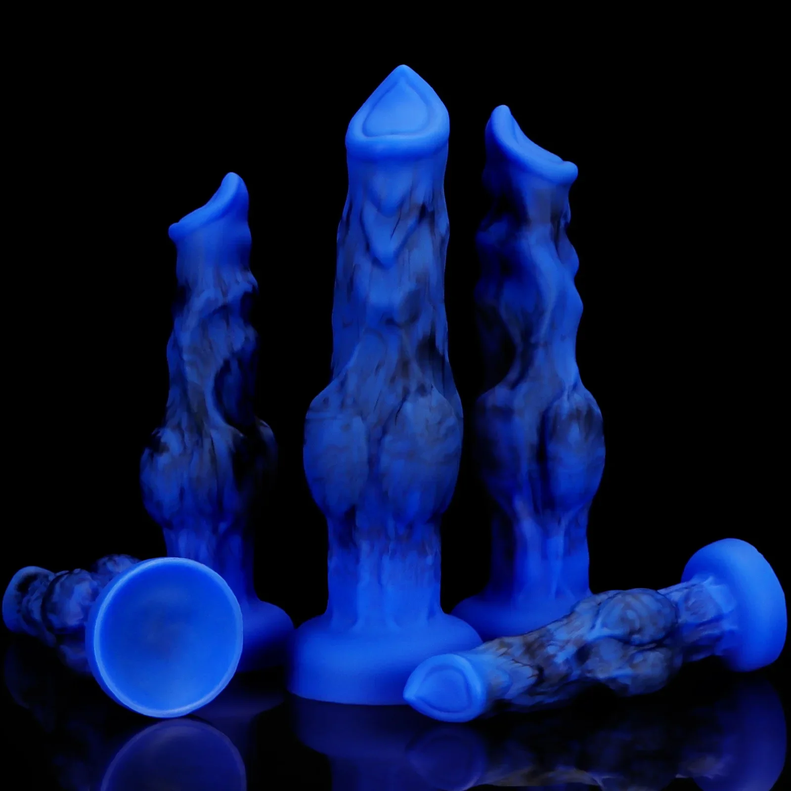 New Realistic Wolf Animal Dildo Soft Silicone Huge Penis Suction Cup Fake Dick Male Female Masturbator Anal Butt Plug Sex Toys