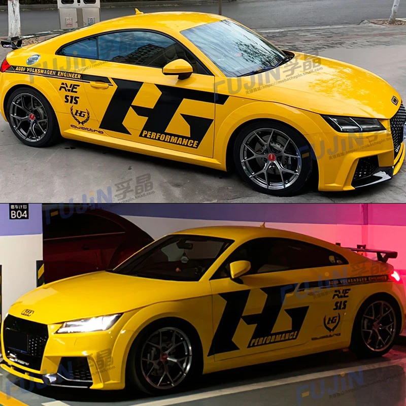 

Car sticker FOR Audi TT HG body customized decoration modification sporty Vinyl Decal