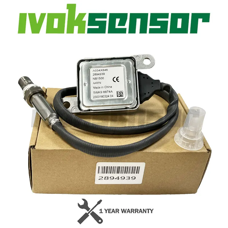 2894939 2894939RX 2871978 5WK9 6674A Nitrogen Oxide NOx Sensor For Freightliner M2 Cummins ISB 6.7L ISX 15L 10-13