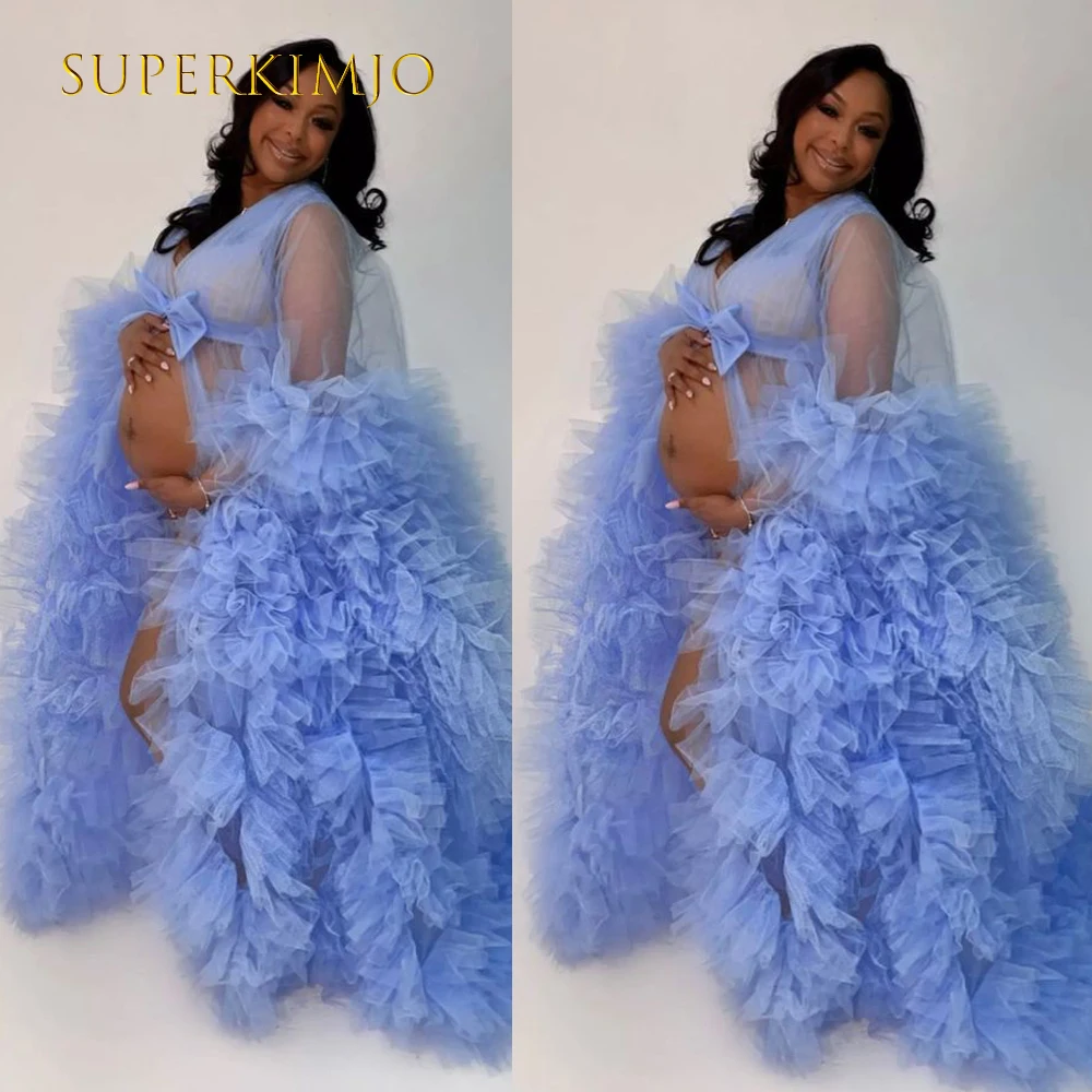 SuperKimJo Robe Maternity Plus Size Pregnant Prom Dresses for Baby Photo Shoot Dresses Vestidos Elegantes Para Mujer