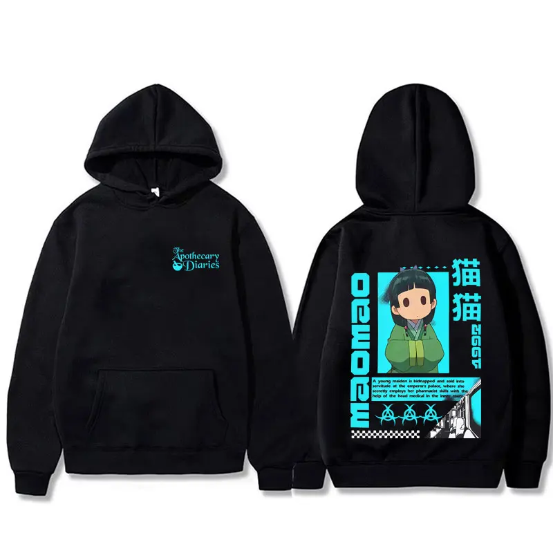 

Anime The Apothecary Diaries Maomao Graphic Hoodie Men Women Clothing Funny Casual Oversized Streetwear Male Vintage Sweatshirt