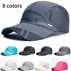 Breathable Sun Protection Baseball Cap For Outdoor Gorras Hombre Quick Drying Adjustable Sports Cap For Running Snapback