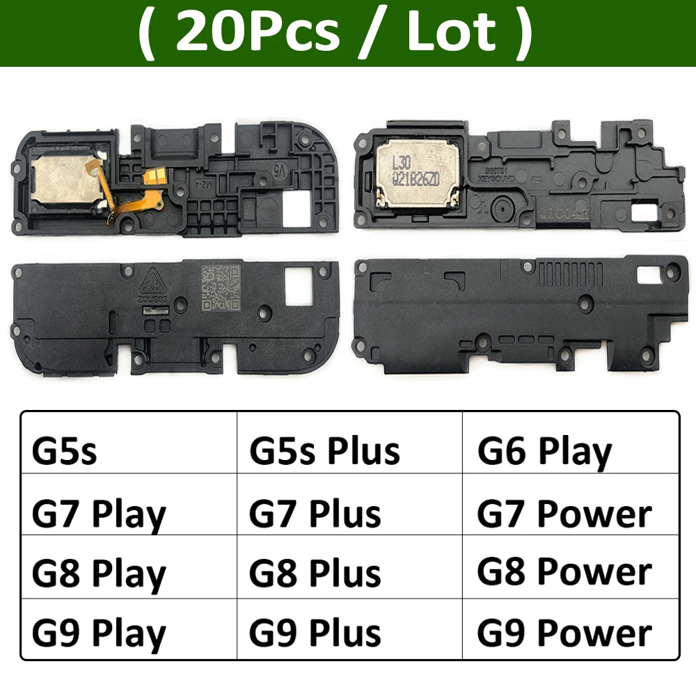 

20 шт./лот, гибкий кабель громкоговорителя Buzzer Rigner для Motorola Moto G5S G6 G7 G8 G9 Plus Play Power Lite, гибкий кабель громкоговорителя