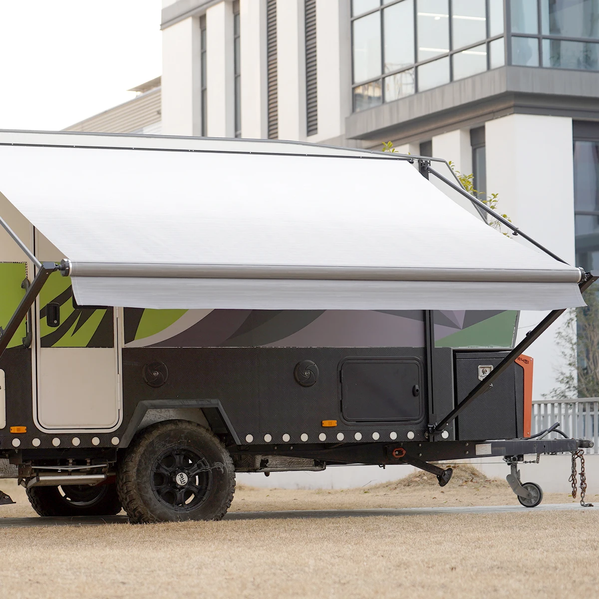 Manual Modular Retractable RV Caravan Awning Sun Shade Caravan Awning For Winter And SummerATV&UTV