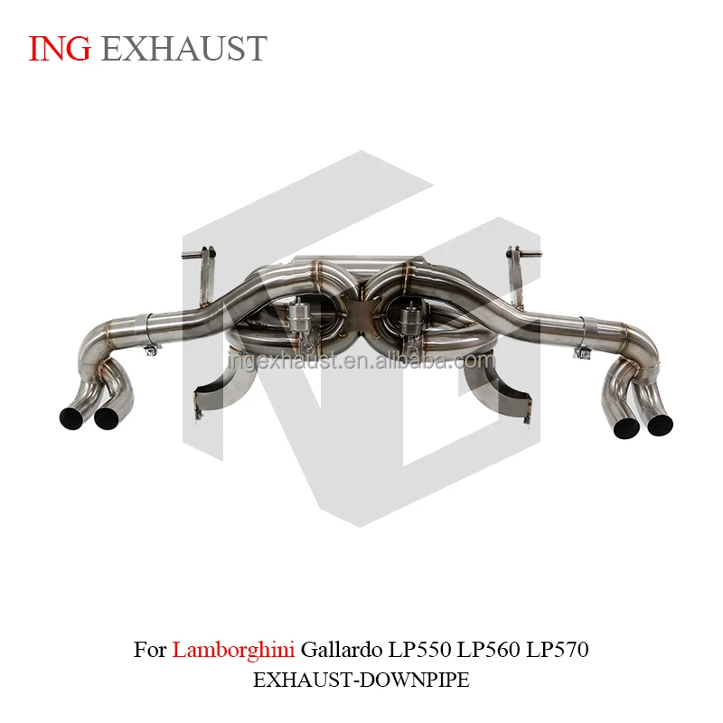 ING منتج جديد العادم الفولاذ المقاوم للصدأ Catback صمام العادم لامبورغيني LP550 2010 + هوراكان LP580 LP610 أو EVO 5.2 V10