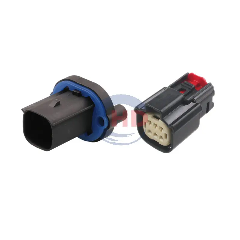 

1-20 sets 6 Pin 3.50mm Black Rectangular Connector Housing Plug 148028-6001 33472-0606