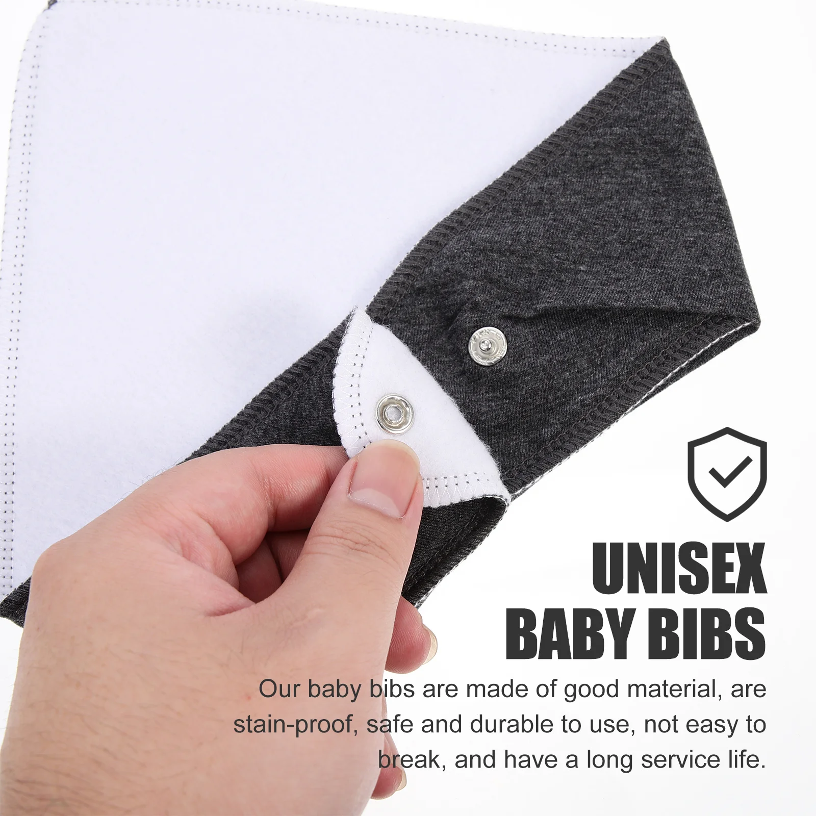 

8 шт. хлопковых нагрудников-бандан для младенцев, мягкие, впитывающие, для кормления новорожденных, портативные, унисекс, для вытирания слюны