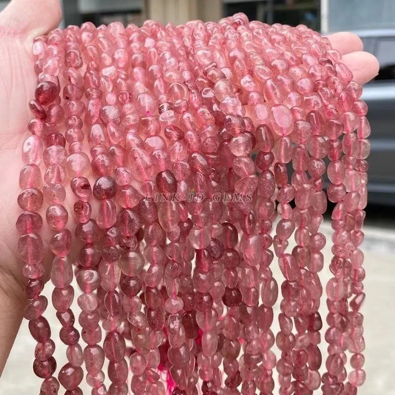 6-8mm Irregular Natural Amethyst Citrine Irregular Nugget Stone Loose Spacer Bead For Jewelry Making Diy Bracelet Accessory