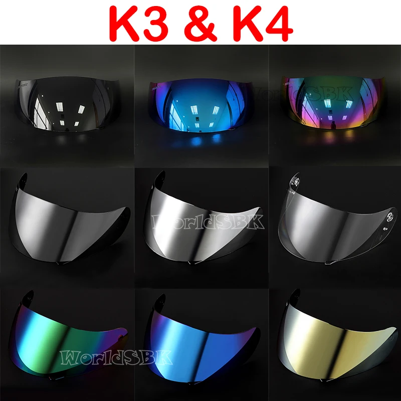 

Moto Helmet Visor for K3 K4 Casco Moto Accessories K3 Shield Uv Protection K4 Helmet Lens Windproof