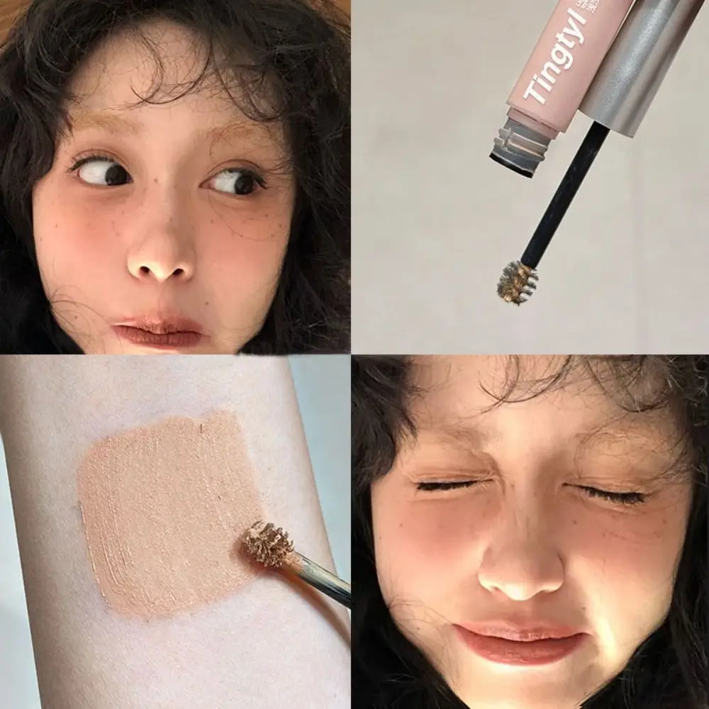 새로운 방수 눈썹 염료 크림 오랫동안 지속되는 빠른 건조 눈썹 젤 천연 땀 방지 눈썹 마스카라 여성 소녀