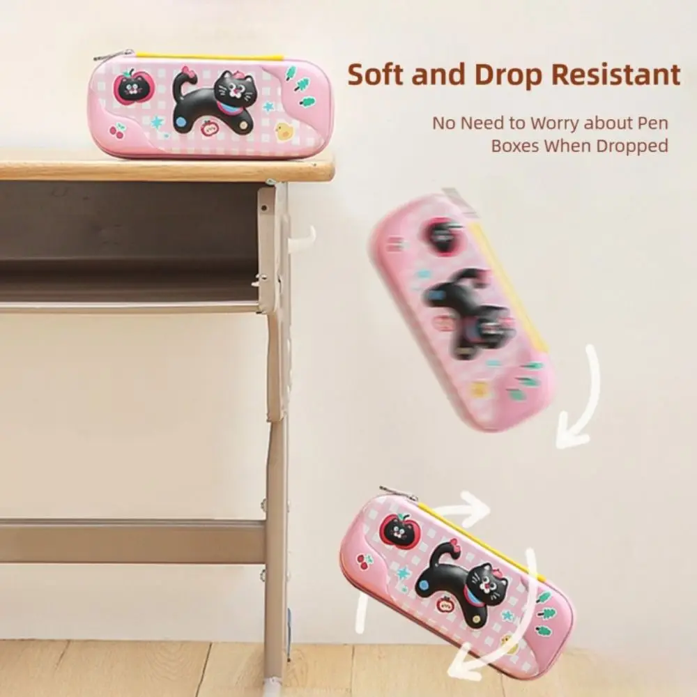 New 3D Pencil Case Large Capacity Soft Pencli Box Gift Cartoon Pen Bag Students Supplies