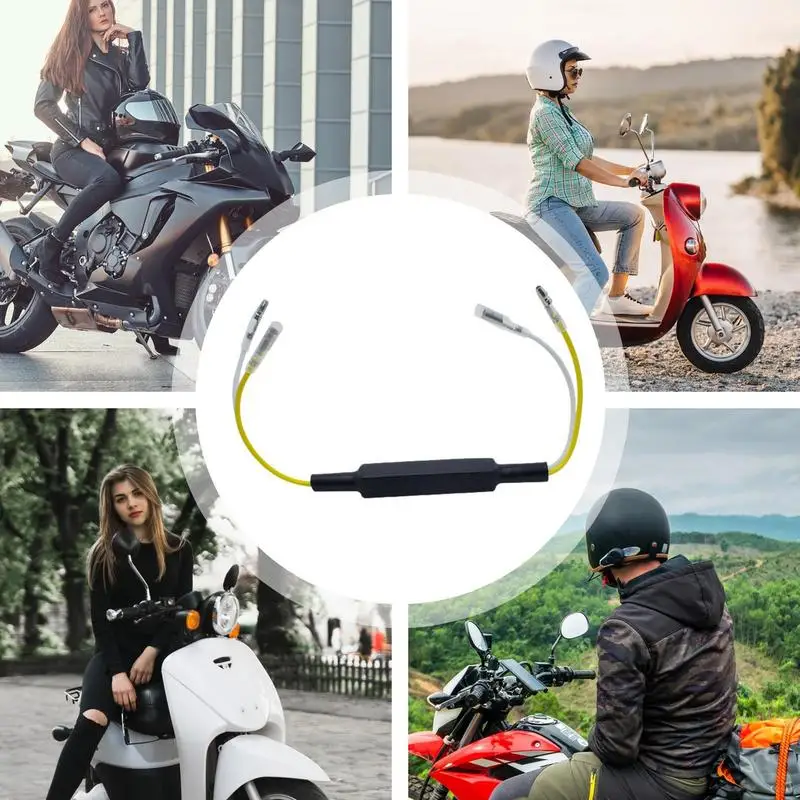 Motocicleta LED Resistor Kit, Dustproof, Decoding Resistor, impermeável Cerâmica Car Light, Fault Eliminator, Acessório do carro