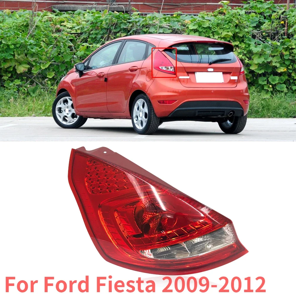 

CAPQX задний бампер задний фонарь для Ford Fiesta 2009-2012 хэтчбек задний фонарь задняя фара