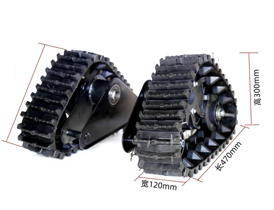 Wholesale Modified ATV Four-wheeler To Snowmobile Snowboard Triangle Track