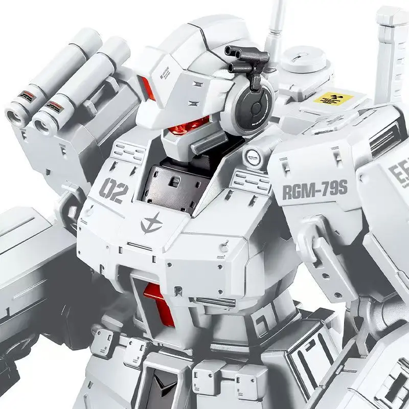 GM Sparta RGM-79 HG 1/144 Snow and White Dog Squad Color Matching  Board Assemble Movable  Robot Model  Action Figures Toy Gift