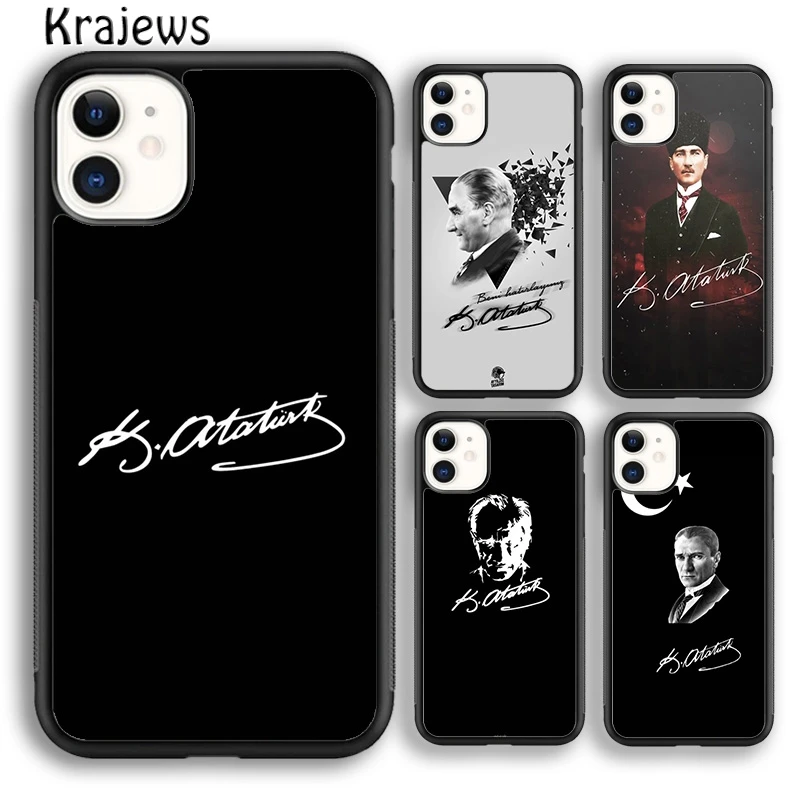 Krajews Kemal Signature Soft Phone Case Cover For iPhone 16 15 SE2020 14 6 7 8 plus 11 12 13 pro max coque Shell Fundas