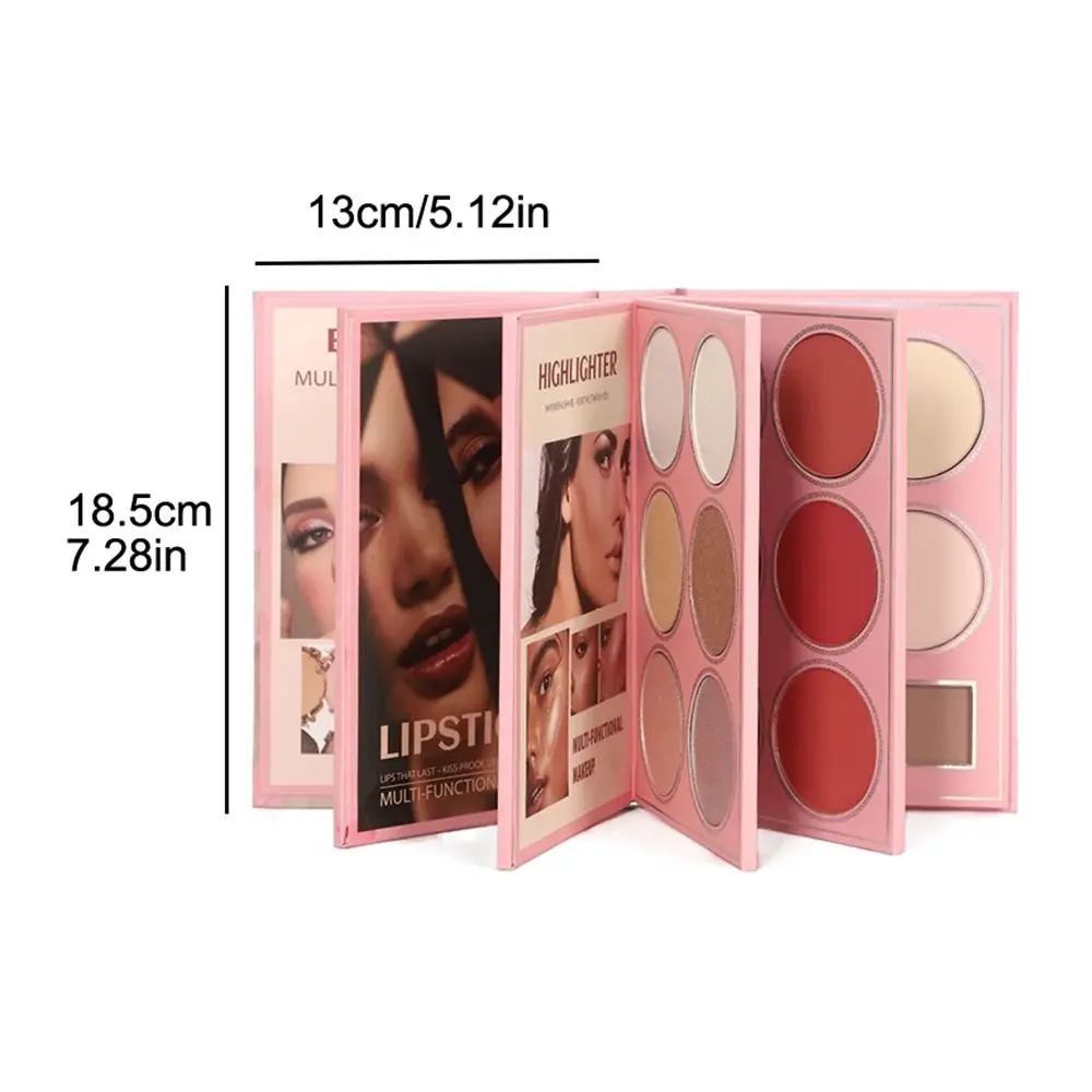 Nouveau 67 couleurs mat miroitant fard à paupières surligneur multi-fonctionnel maquillage Palette livre longue durée fard à paupières Palette