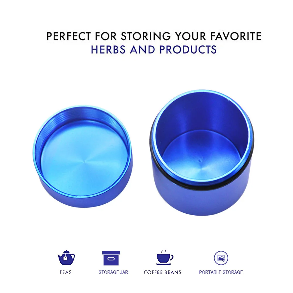 HORNET Aircraft Aluminum Airtight Stash Jar 1.3 Inches Multi-Use Vacuum Seal Portable Storage Container