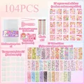 104pcs(random color)