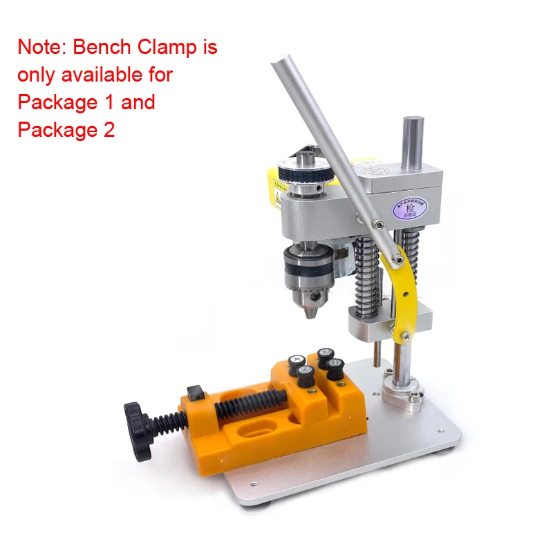 120W Mini Bench Drill Milling Machine Multifunctional Precise Drill Floor B10 Chuck Hole Puncher DIY Wood Metal Drilling Machine