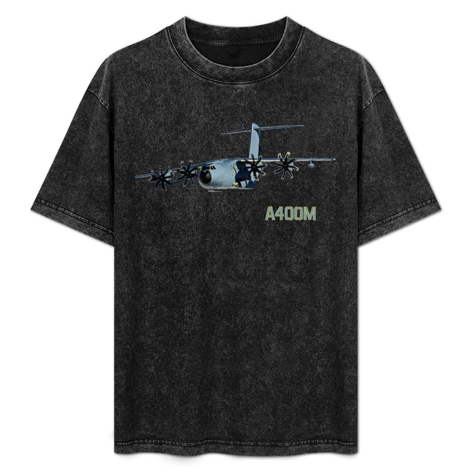 A400M military transport aircraft T-Shirt kawaii clothes anime t shirts rapper graphic tees clothing for men