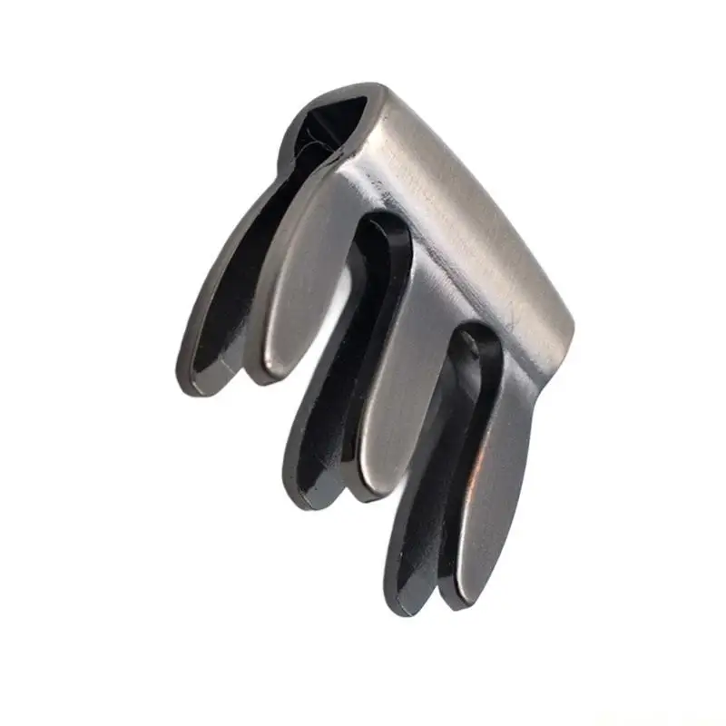 31BE Metal Violin Mute Silencers Acoustic Electric Violin Silencers Claw Violin Practice Mute for 4/4 3/4 Violin