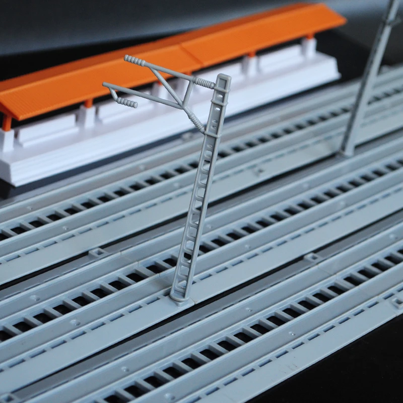 High-Speed Rail Model Train Track Accessories Platform 80CM Scene Simulation Toy Train High-Speed Rail Simulation Children's 3D