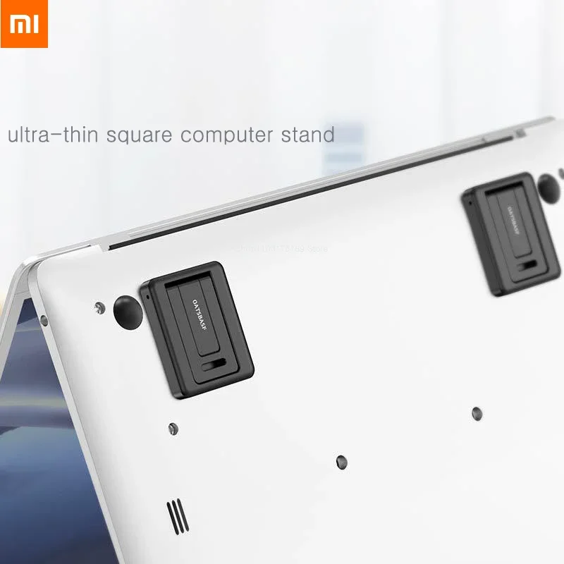 Suporte preguiçoso Xiaomi |   Suporte para notebook dobrável e portátil |   Almofada para os pés que aumenta a altura |   Design Invisível |   Carregue facilmente