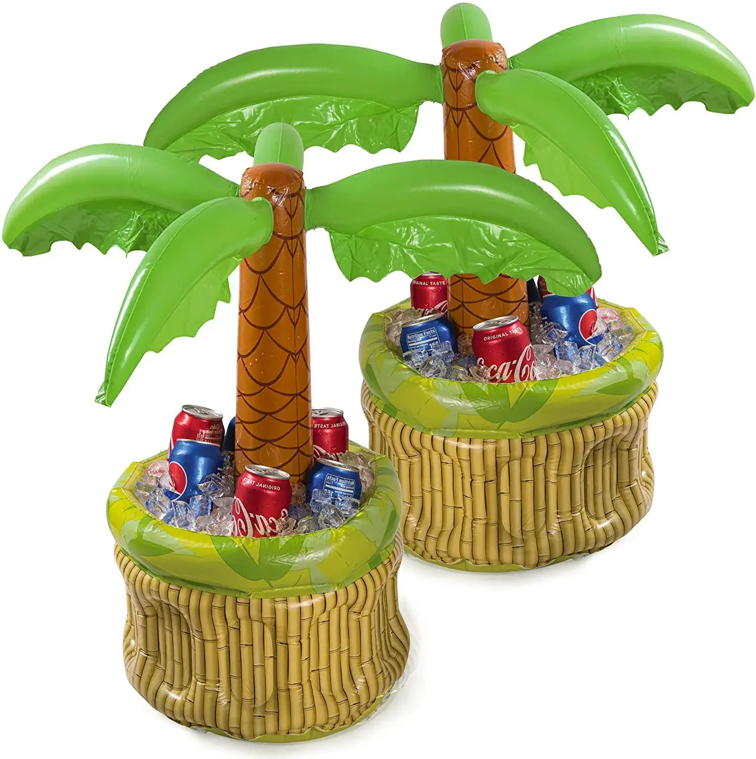 

Coconut Tree Inflatable Ice Bucket Summer Pool Party Decor Outdoor BBQ Inflatable Beer Bucket Coconut Happy Hawaii Party Decor