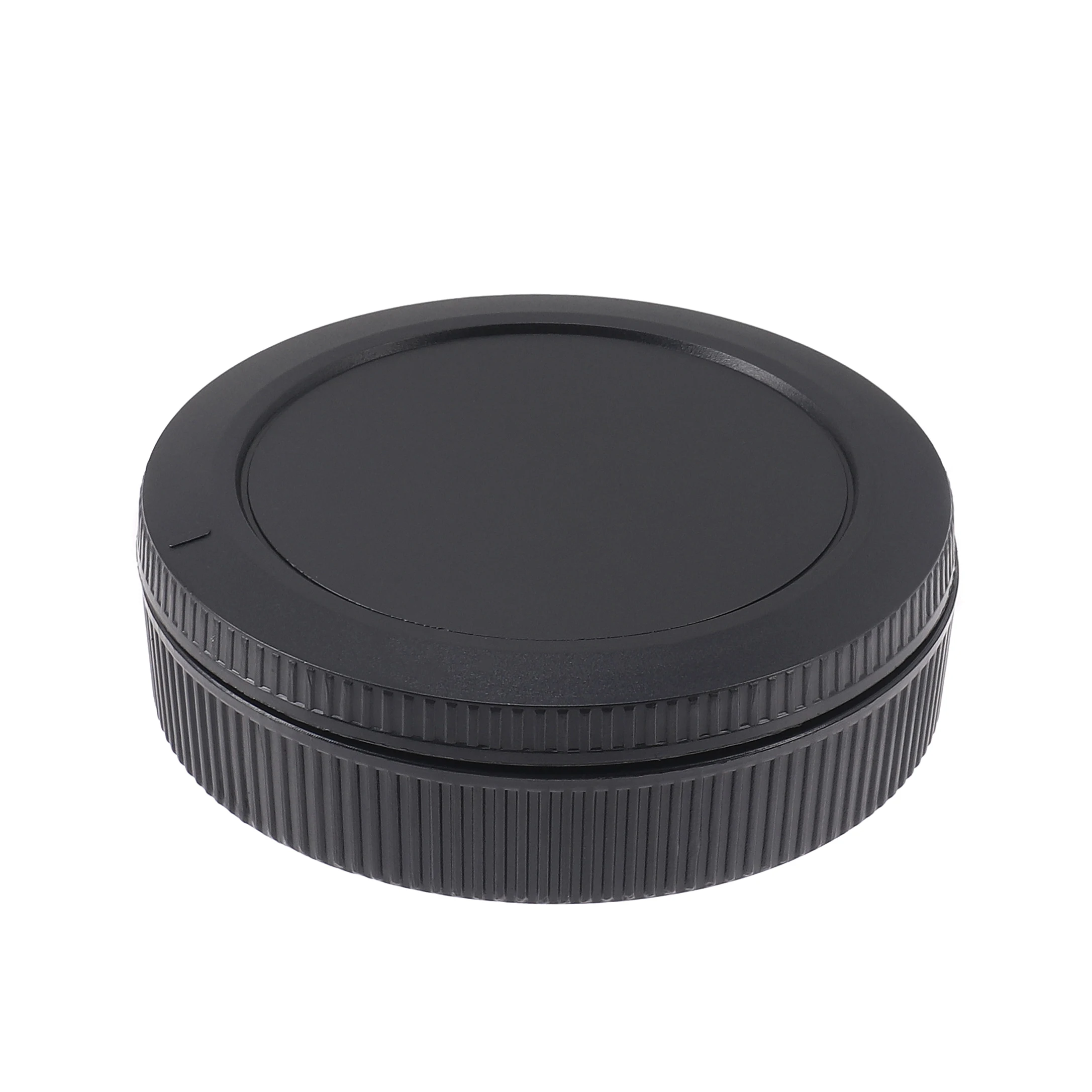 Lens cap 1Pair Dustproof Lens Rear Cap Protective Cover Protector for Canon R series national fuselage cover (no word) Lens caps