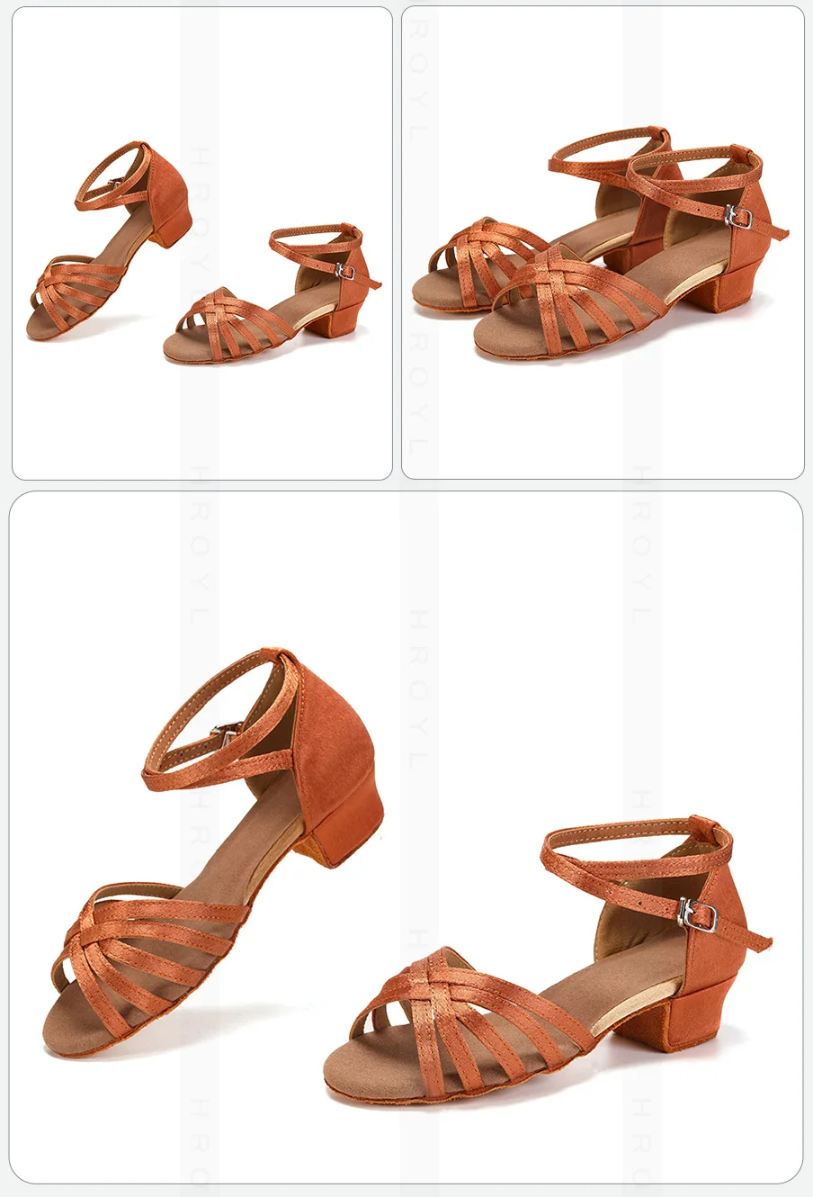 Mädchen Tanzschuhe Kinder Kind Mädchen Ballsaal Latein Tanzschuhe für Frauen Moderne Jazz Tanzschuhe Trainingsschuhe Salsa Sandalen – Detail 8
