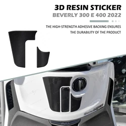 For Piaggio Beverly 300 and 400 2022 Motorcycl Ignition Zone Sticker 3D Resin Waterproof Anti-scratch Protection Decal