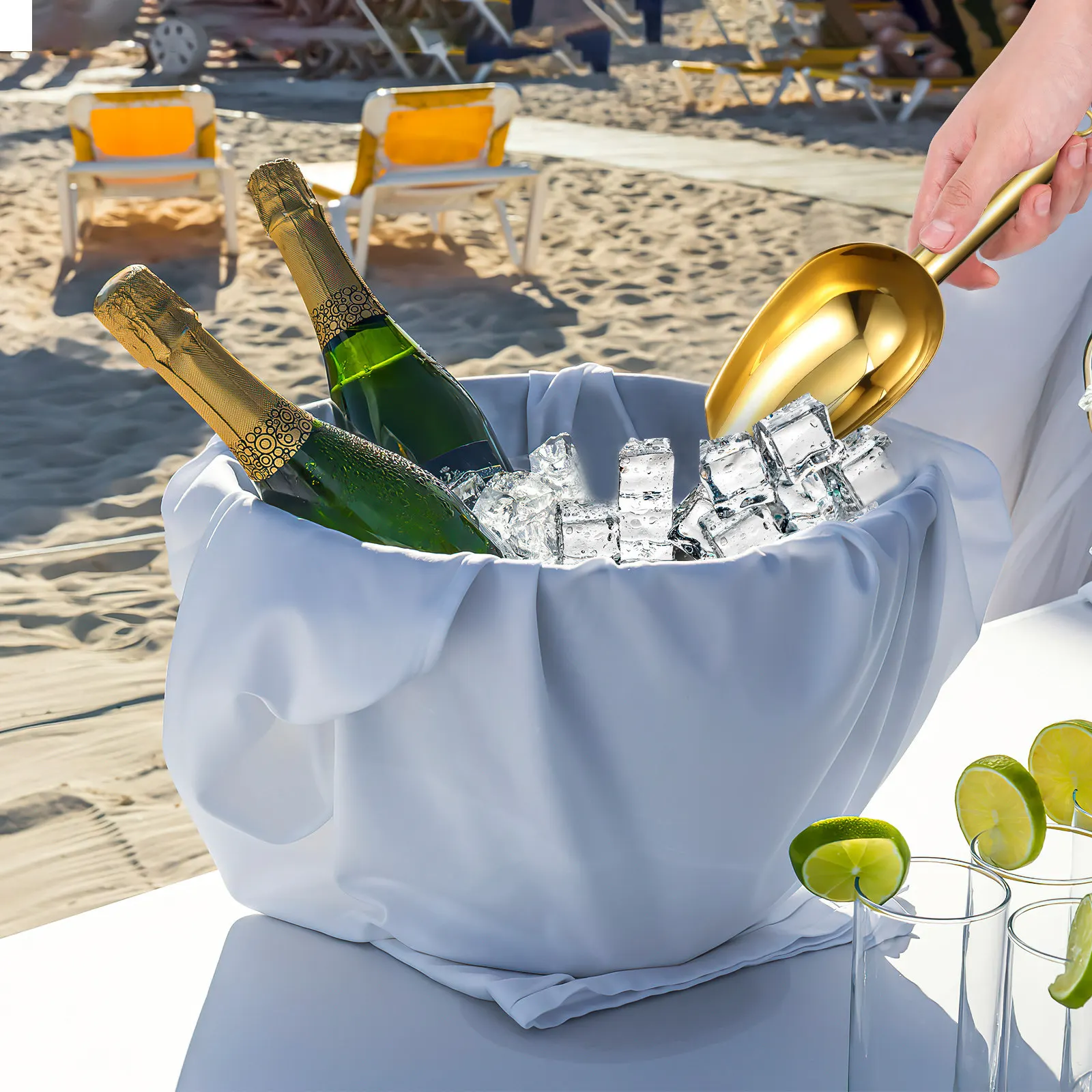 

2Pcs Ice Scoop Ice Tongs Set Stainless Steel Hard Firm Non Rust Perfect for Home Restaurant Bar Party Picnic Bread Tong