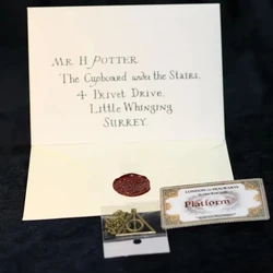 Harry Magic School The Marauder's Map of Wizarding World Cosplay Potters Ticket Admission Letter Of School Toy Christmas Gifts