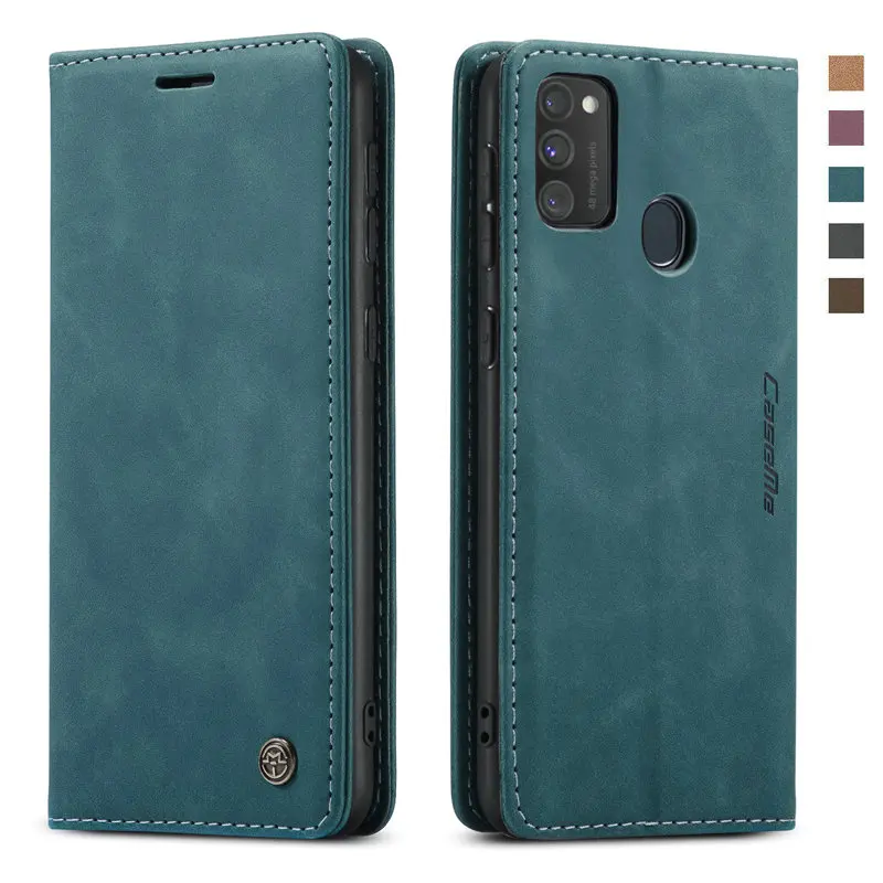 

For Samsung M21 M33 M 53 5G Flip Case Luxury Leather Cover 360 Protective Samsung Galaxy M53 Case SM-M215 33 M 21 S Wallet Coque