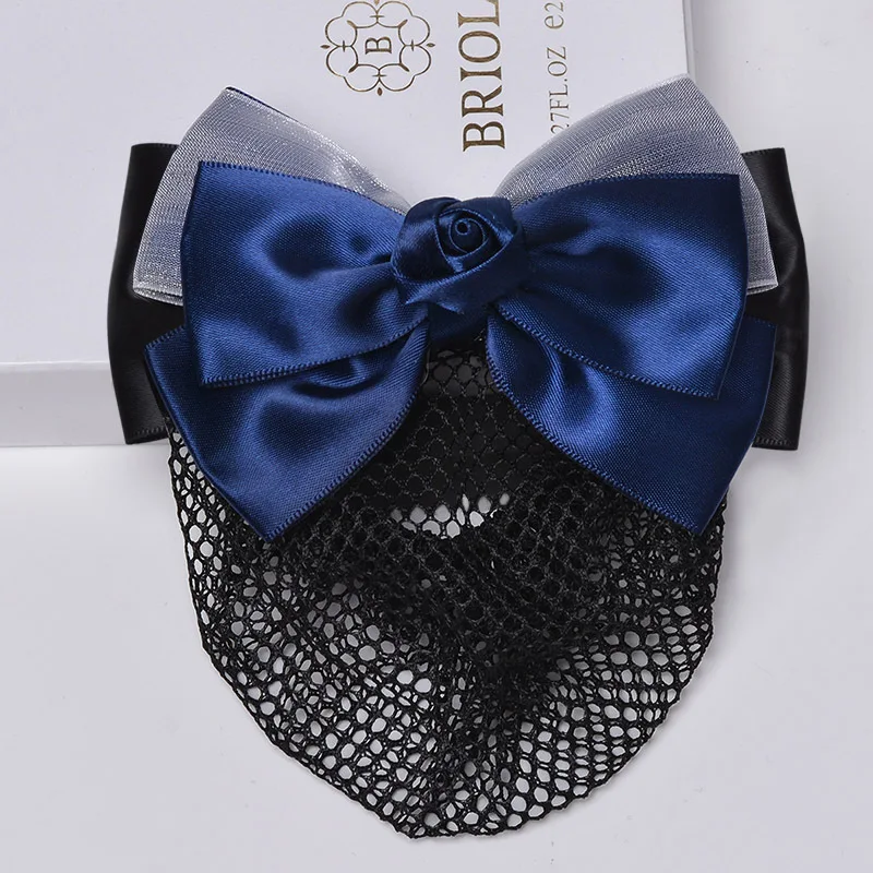 

Заколка для волос для медсестер и персонала отелей: цветной глиттерный бант, аксессуар для прически