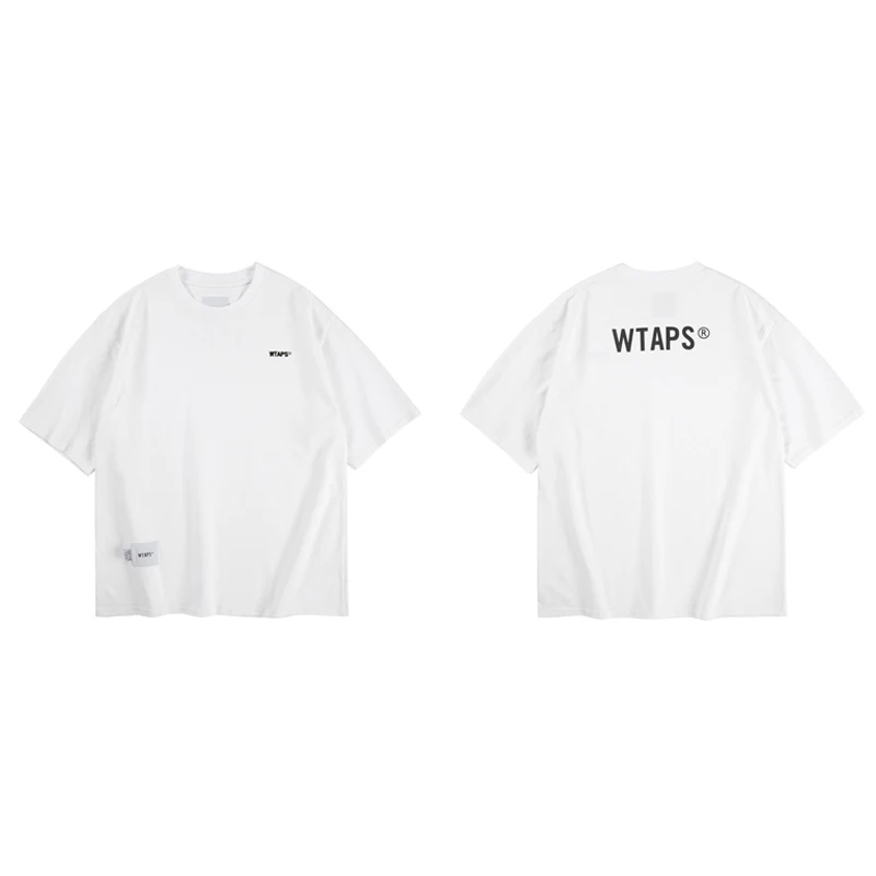 Fashion New WTAPS Tops High Quality Cotton Loose Simple Letter Embroidery Men Woman Short Sleeve Wtaps T-shirt