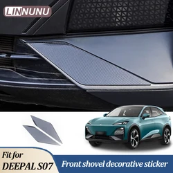 Linnunu Fit for Deepal S07 L07 Sl03 Car Accessories Front Fog Light Decorative Stickers Modified Headlight Front Spoiler Decorative Stickers Car Decoration Accessories Car Body Appearance Trim Strips