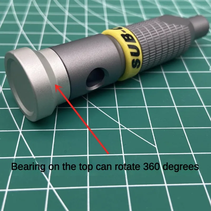 Neuer 2025, Präzisionsgriff aus Aluminiumlegierung für Schaft, 1/4 Zoll Bits, komfortabler Mini-Schraubendreher, 6,35 mm Halter, Reparatur, offene Werkzeuge – Detail 4