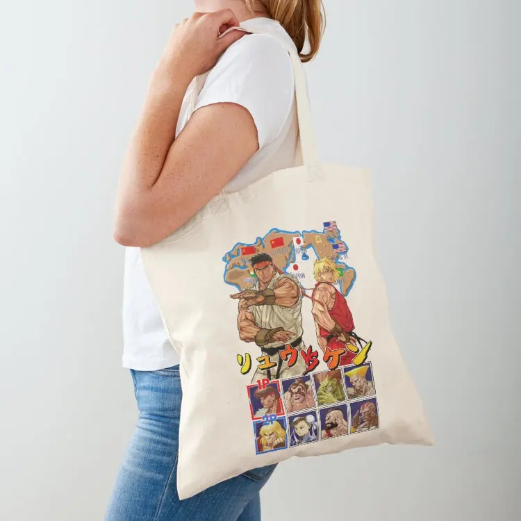 

Tribute to Street Fighter Option B Tote Bag sac pour femme Canvas bag for women tote bag
