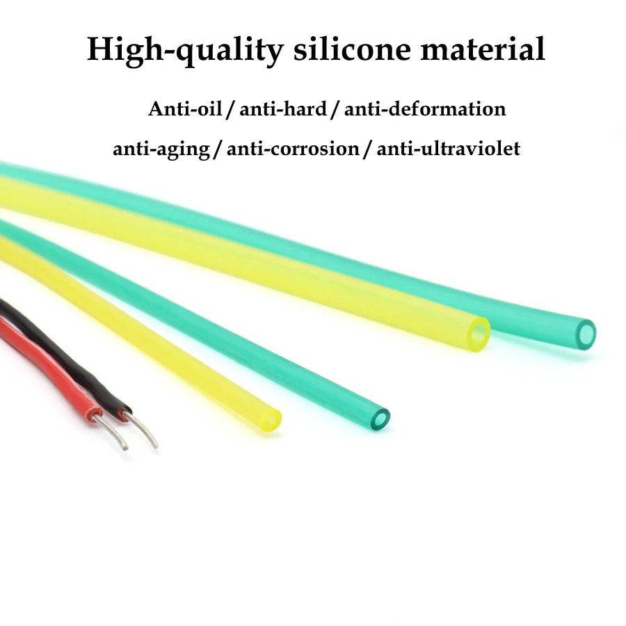 1PC Dental 6 Holes Silicone Tubing Hose Cable High Speed Handpiece Tube Pipe With Connector Dentist Tools SL1127