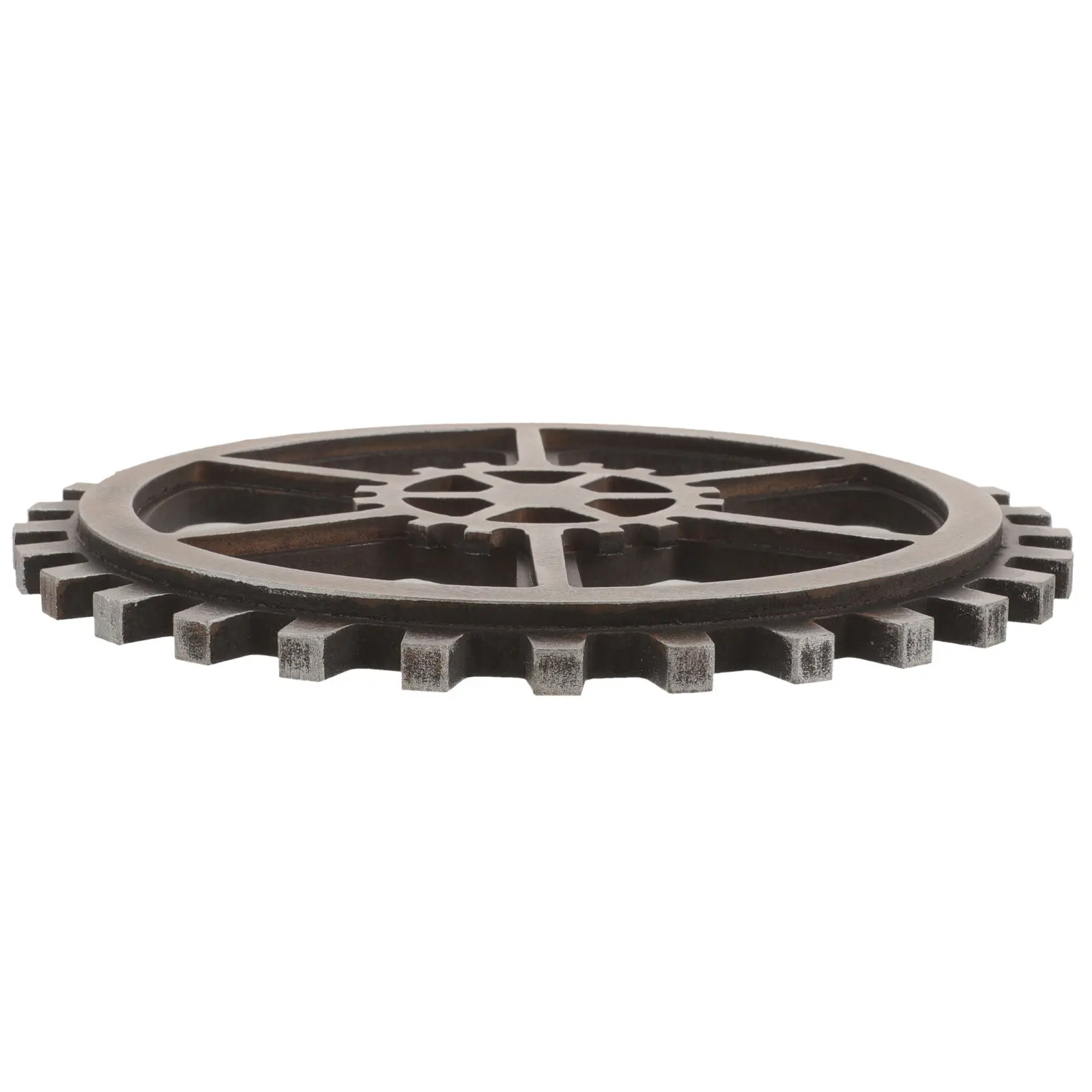 24Cm Steampunk Gear Wheel Vintage Classic Texture Hexagon Home Bar Wall Decoration Art Craft Steampunk Gear Wheel