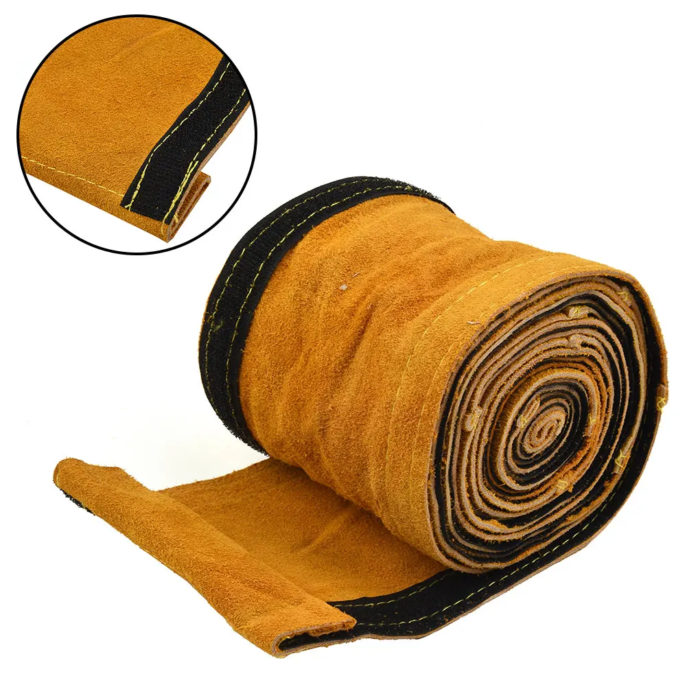 غطاء كابل شعلة لحام TIG غطاء جلدي مخيط لكابلات لحام البلازما Mig مرنة وقوية