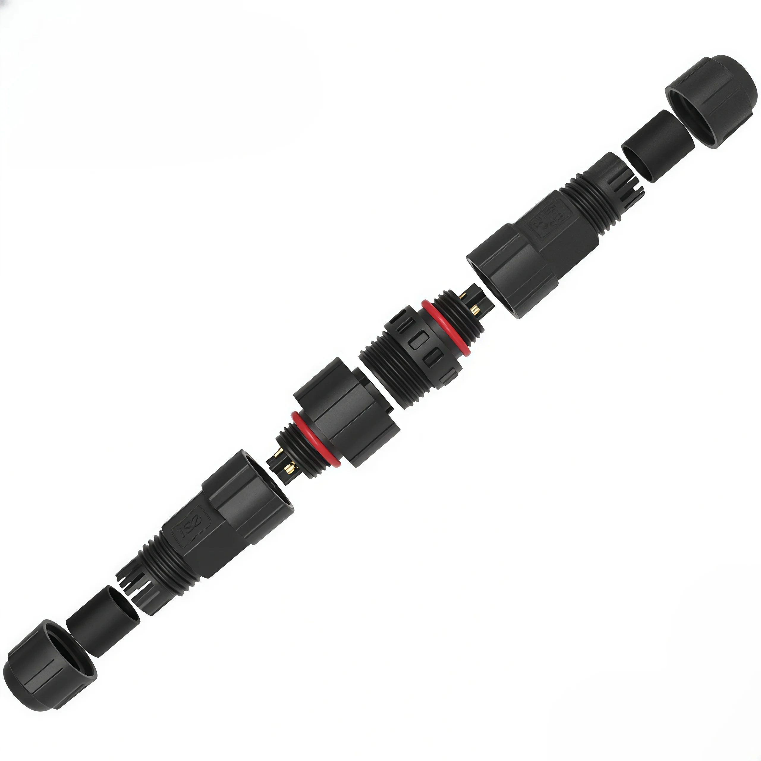 M16  Waterproof Connector IP68 Aviation Plug and Socket 2/3/4/5/6/7/8/9/10/11/12 PIn Male Female Docking Solid Needle