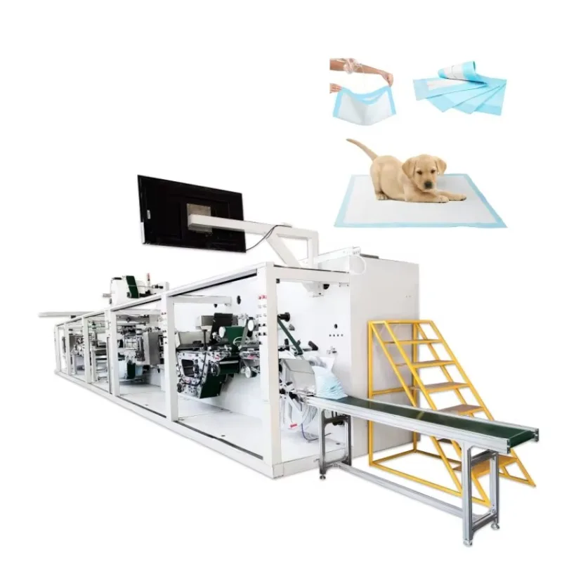 Fully Automatic Medical Compresses Sterile Disposable Non Woven Pad Making Machine Easy Operate Customized